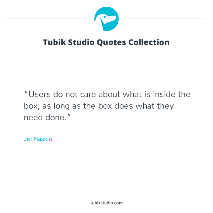 Tubik Studio quote