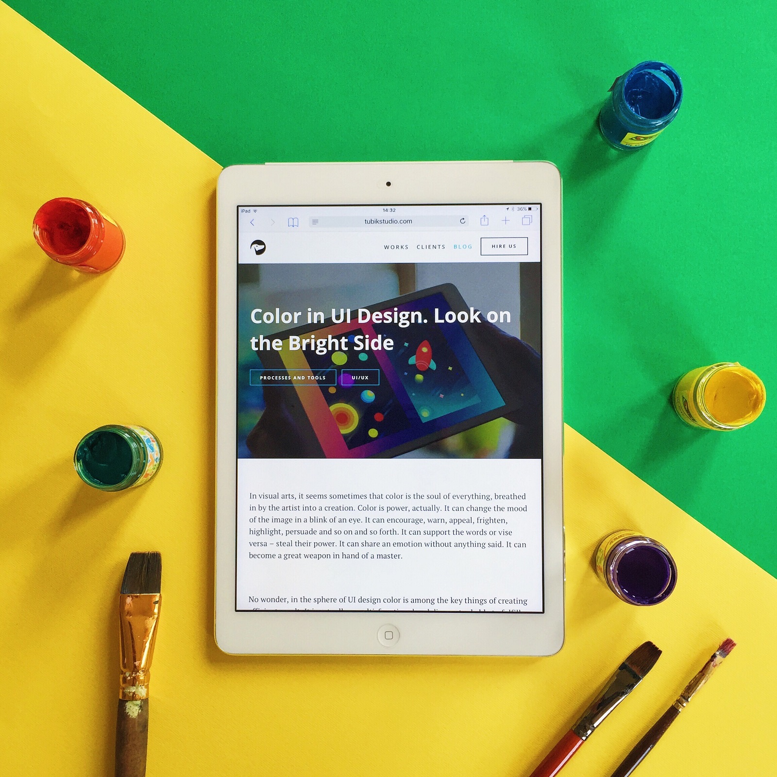 Tubik-Studio-Blog tablet colors