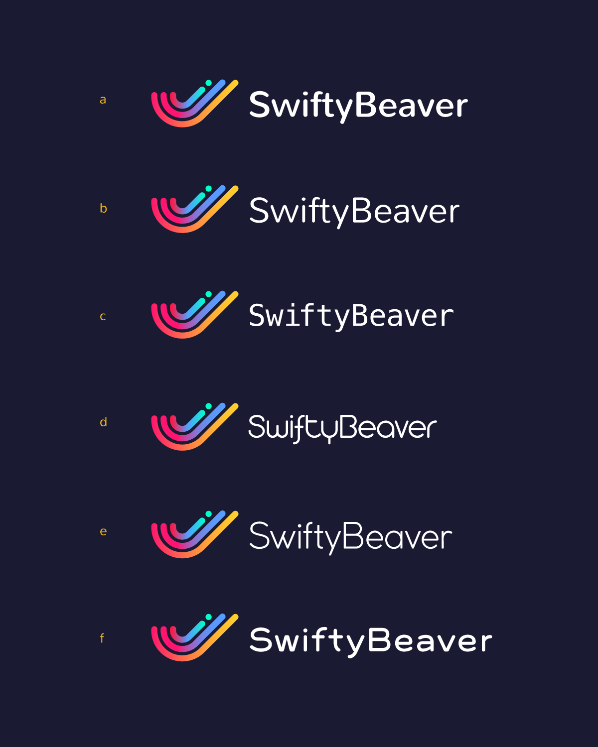 swiftybeaver logo fonts tubikstudio-1