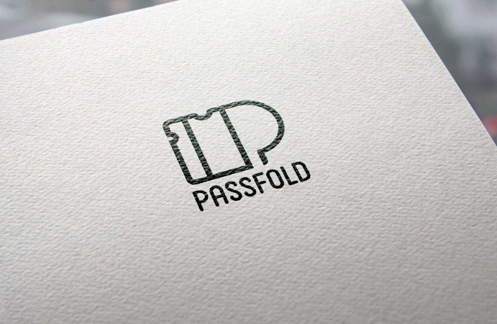 passfold logo stroke design