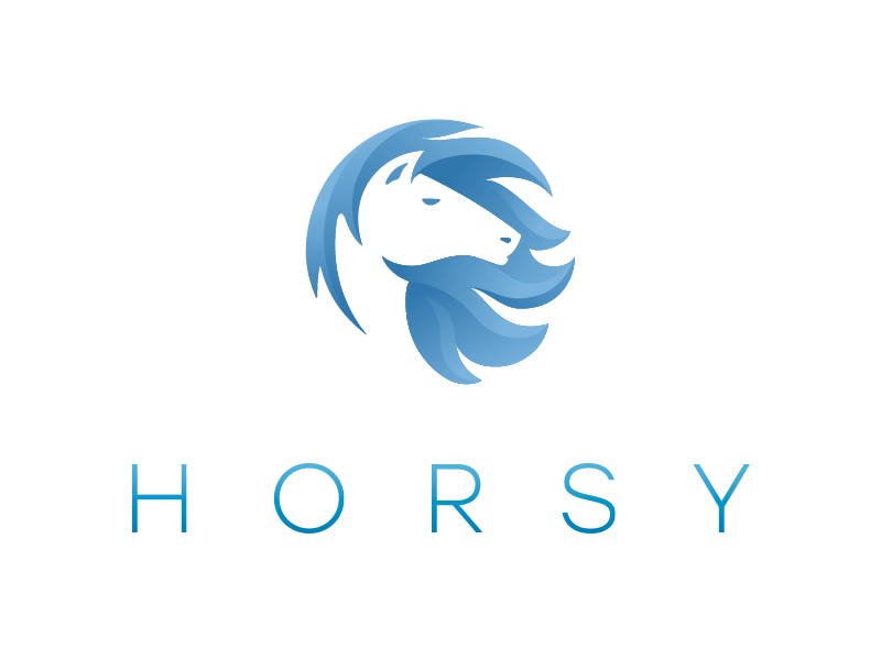 horsy logo design branding