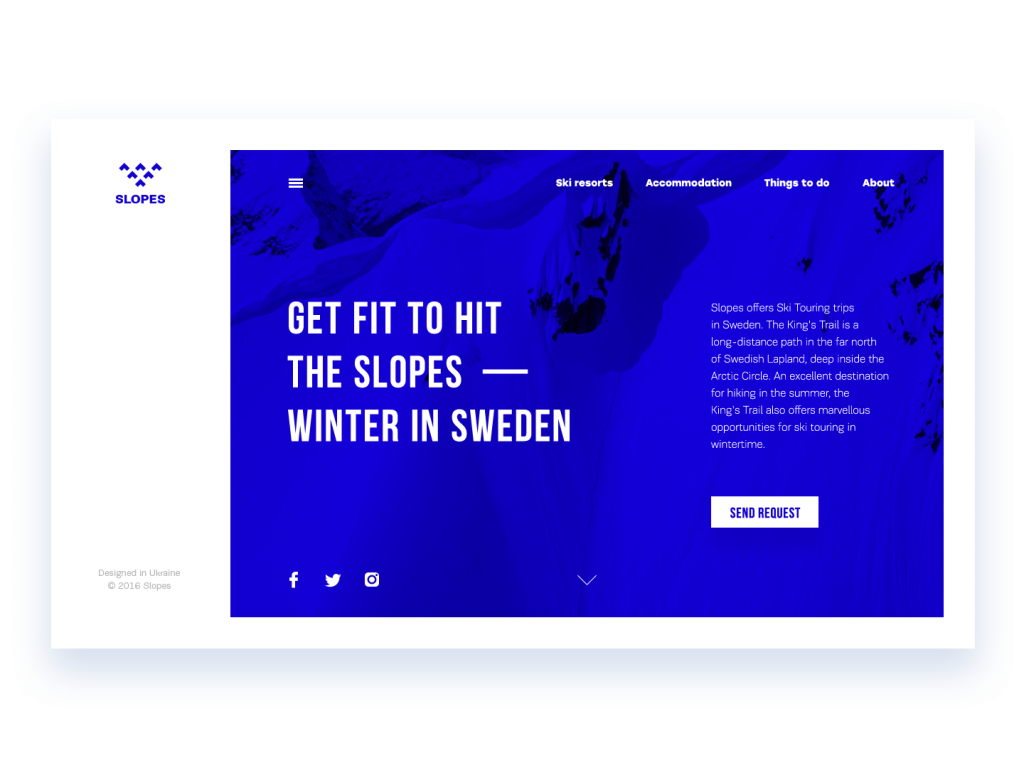 tubik studio web design slopes