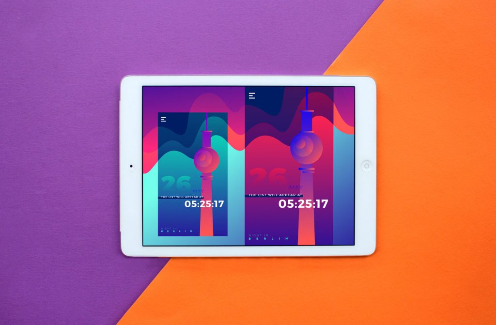 Night in Berlin app design case study