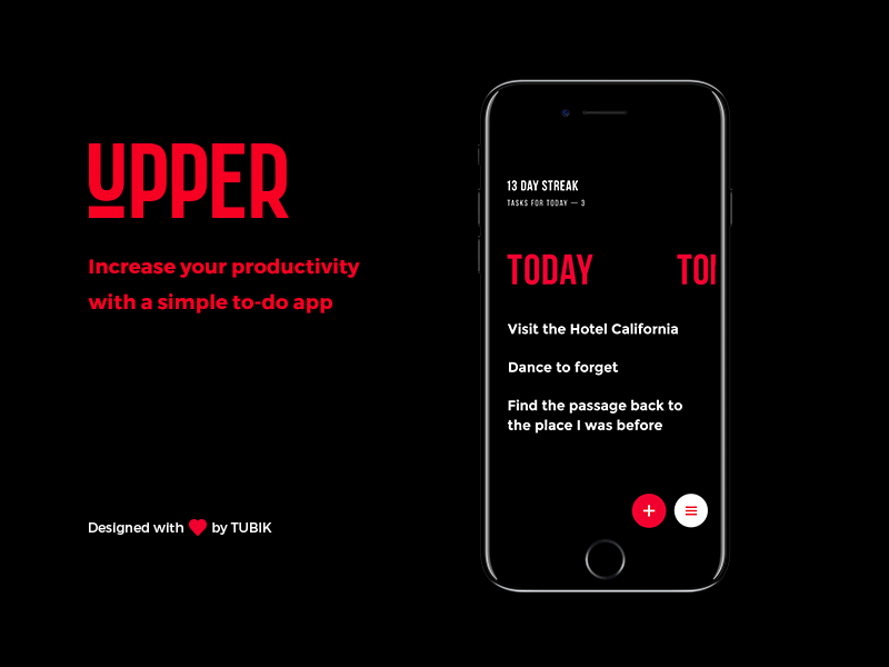 upper app ui design_tubik_studio