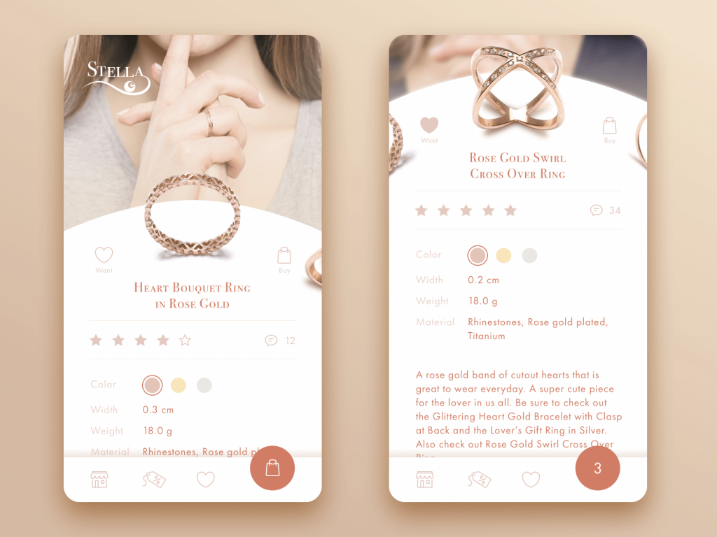 jewellery ecommerce app_concept_tubik