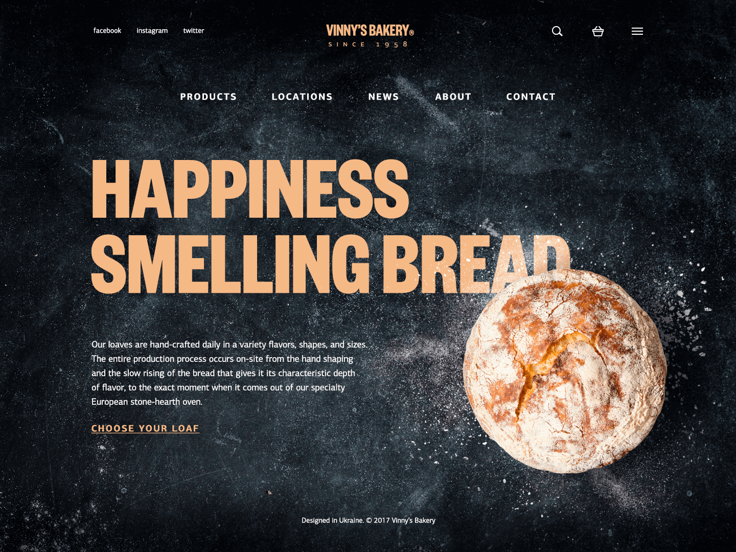 Bakery website design case study tubik
