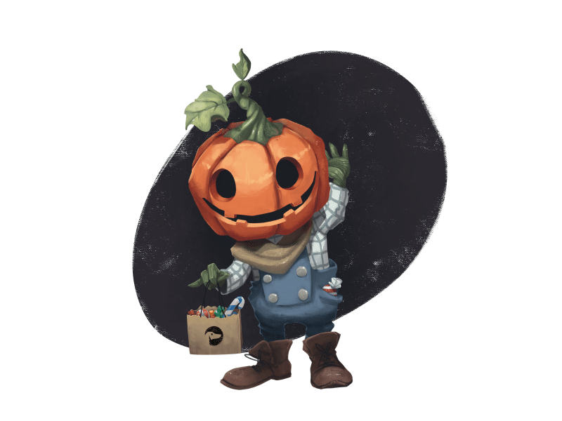 halloween pumpkin animation_tubik
