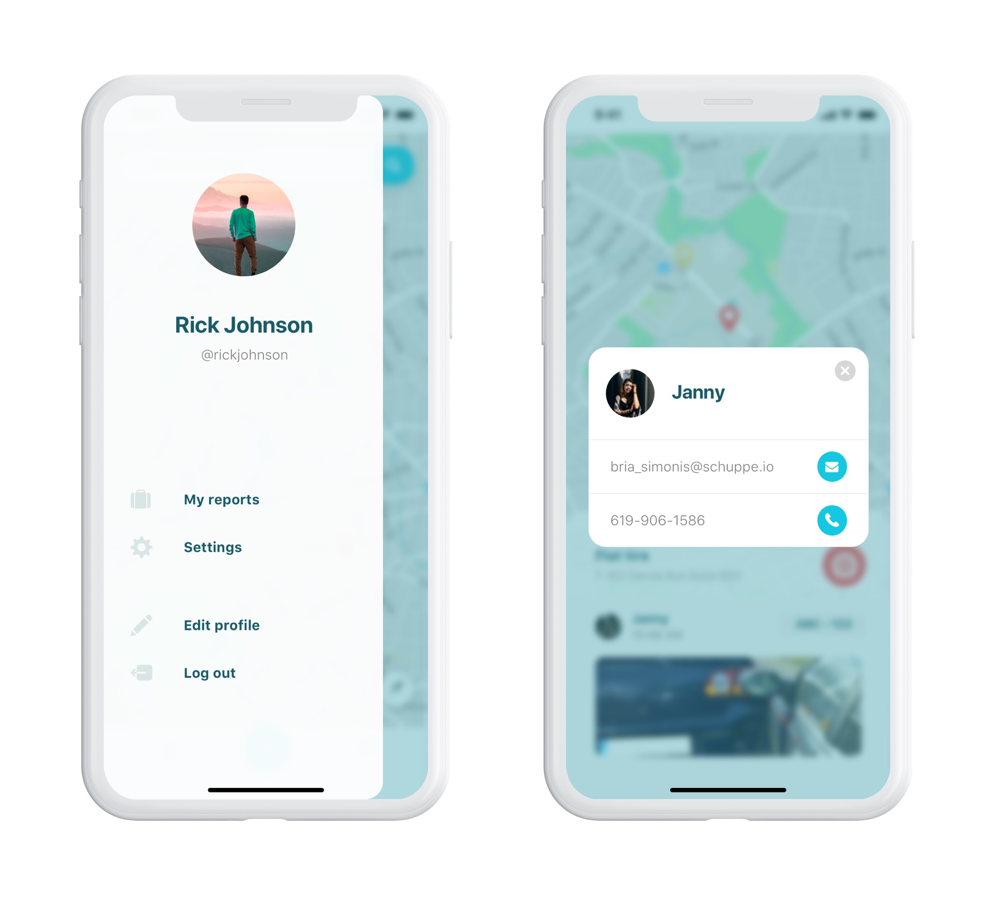 UI design pazi mobile app