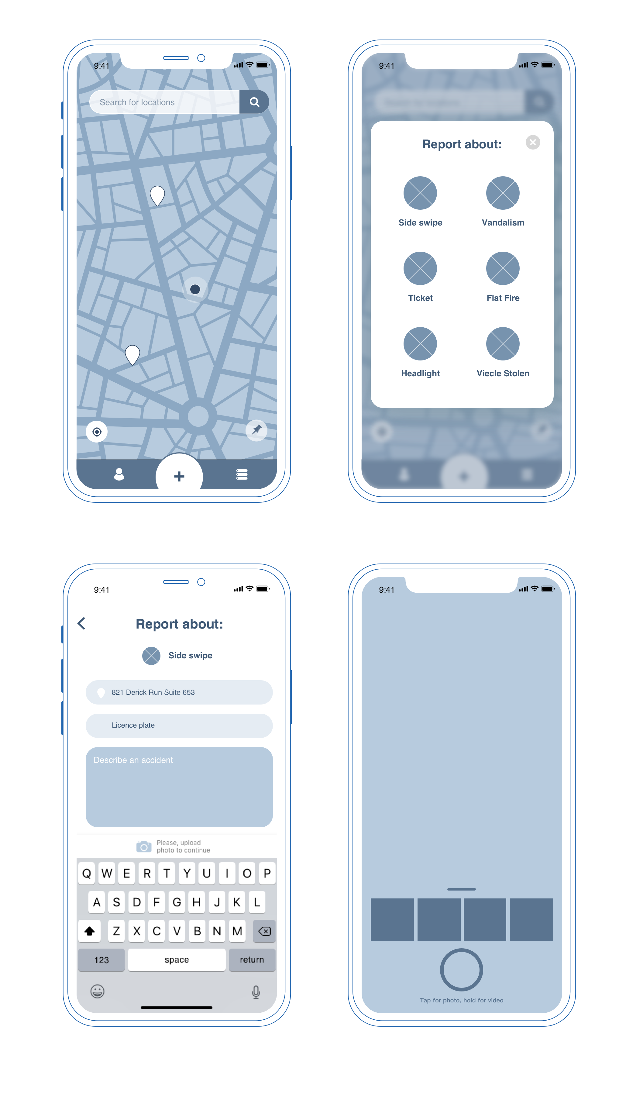 UX design pazi mobile app
