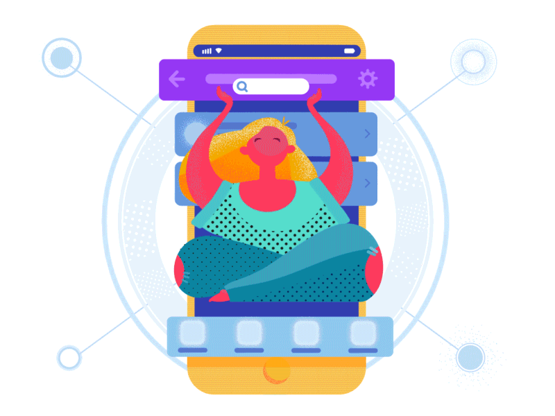 GIF Animation of an App by tubik UX for tubik on Dribbble