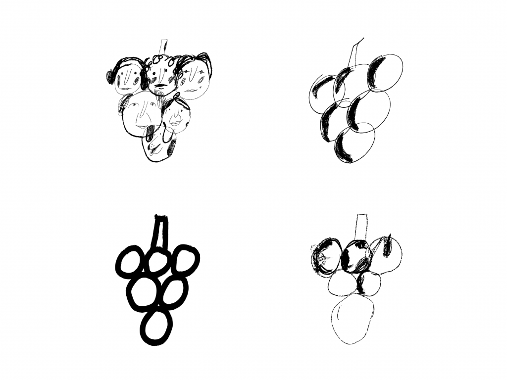 illustrations for wine brand
