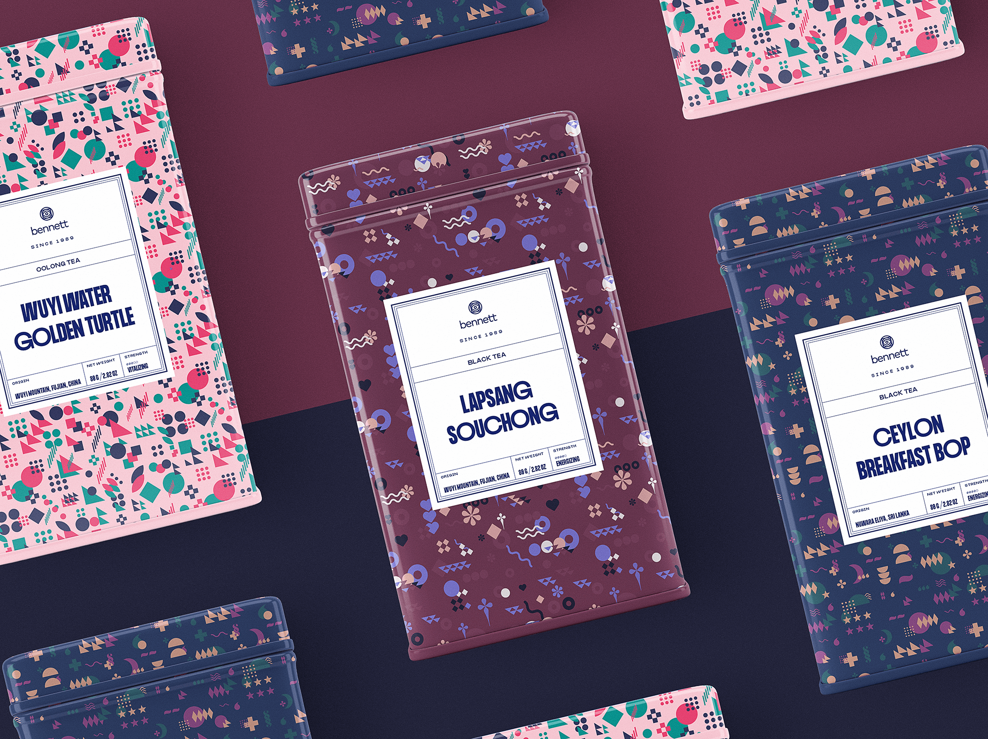 tea brand packaging design tubik