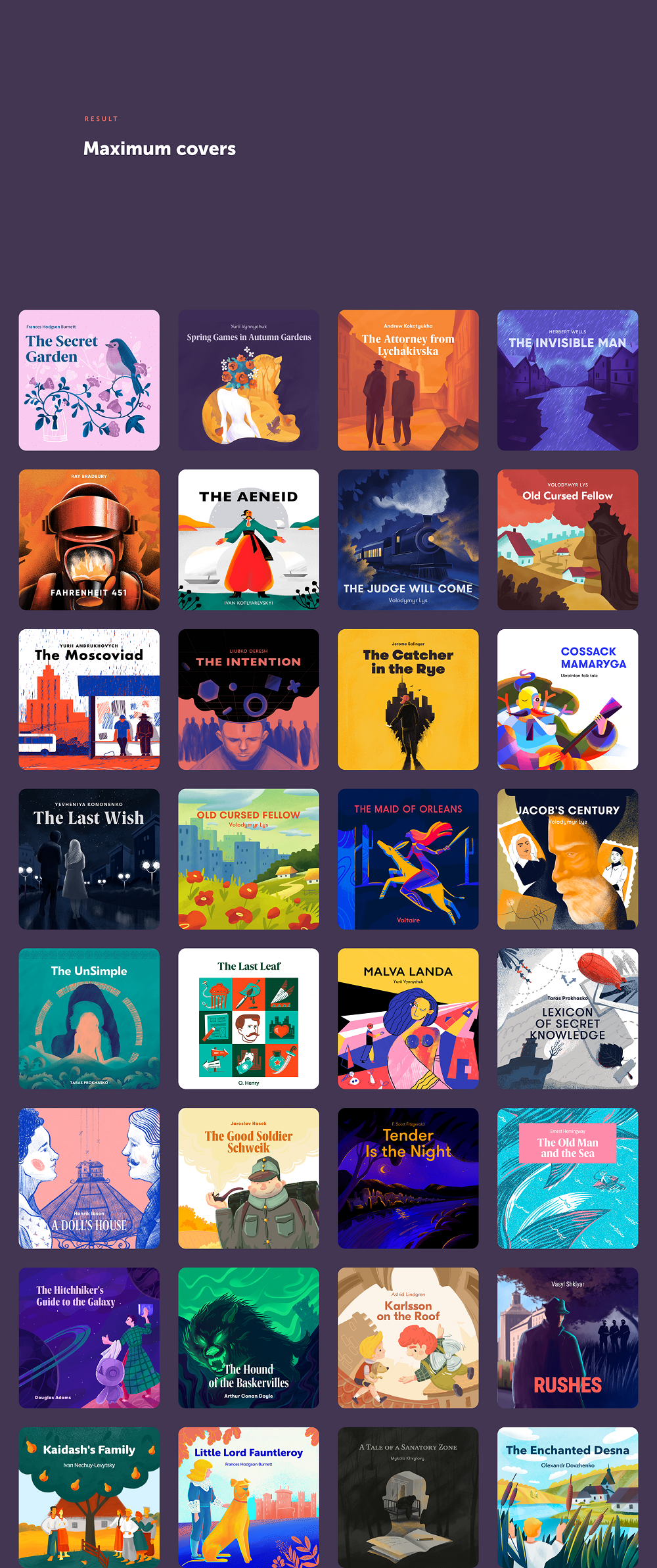 book covers 2d illustrations