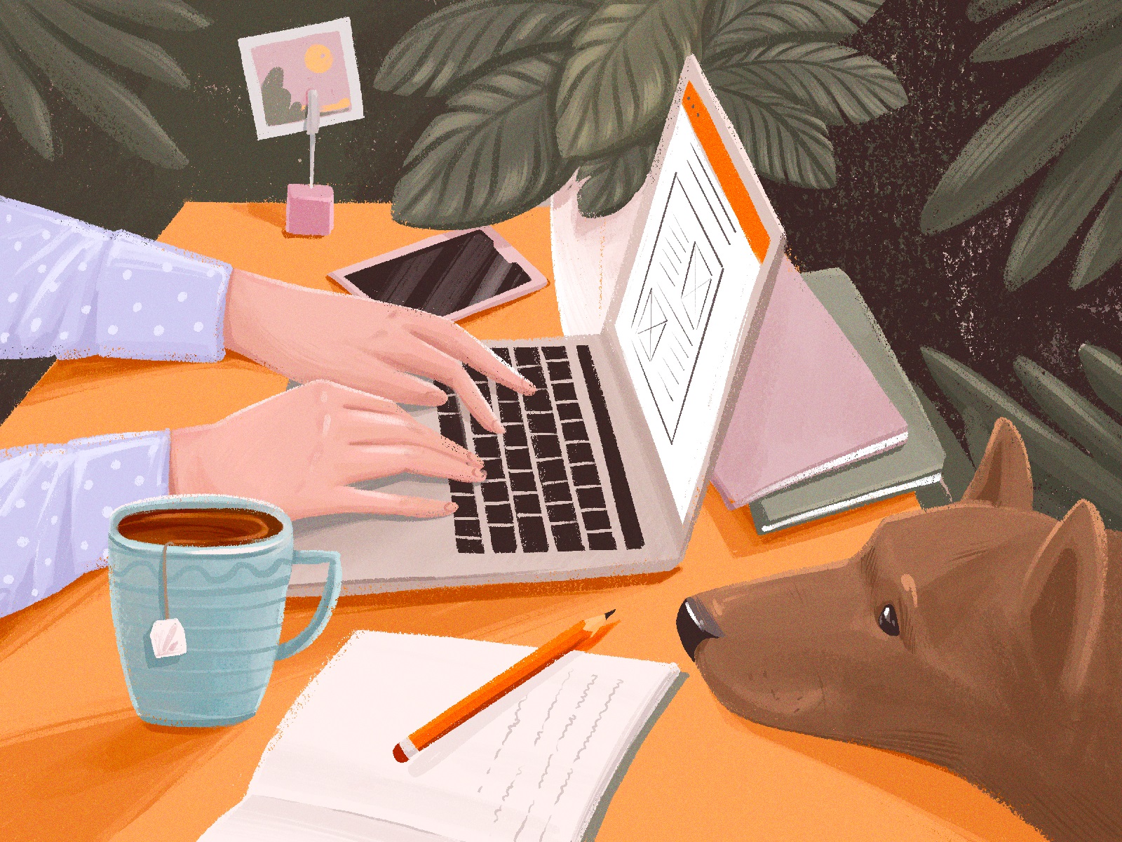 45 Inspiring Illustrations About Workspaces, Creativity and Art