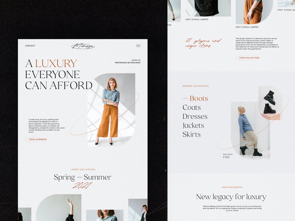 23 Impressive Web Design Concepts for Various Business Objectives