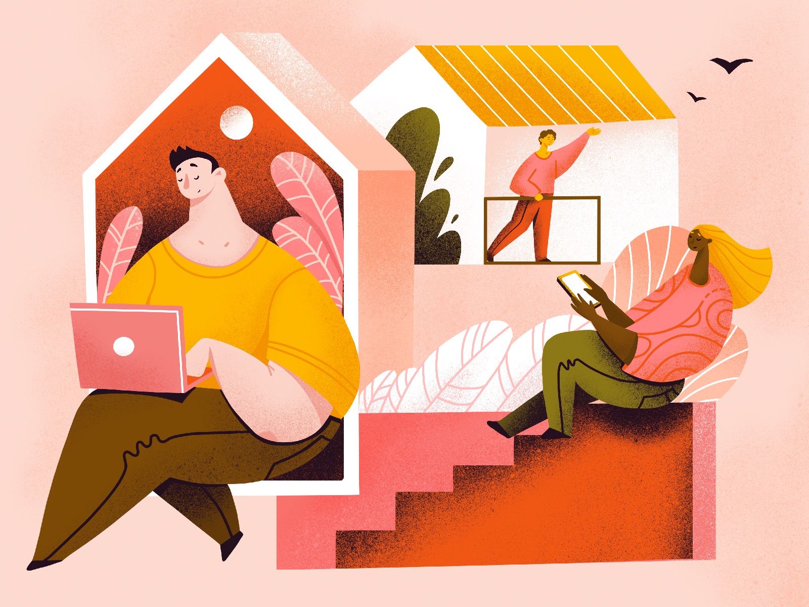 illustration tubikarts work from home