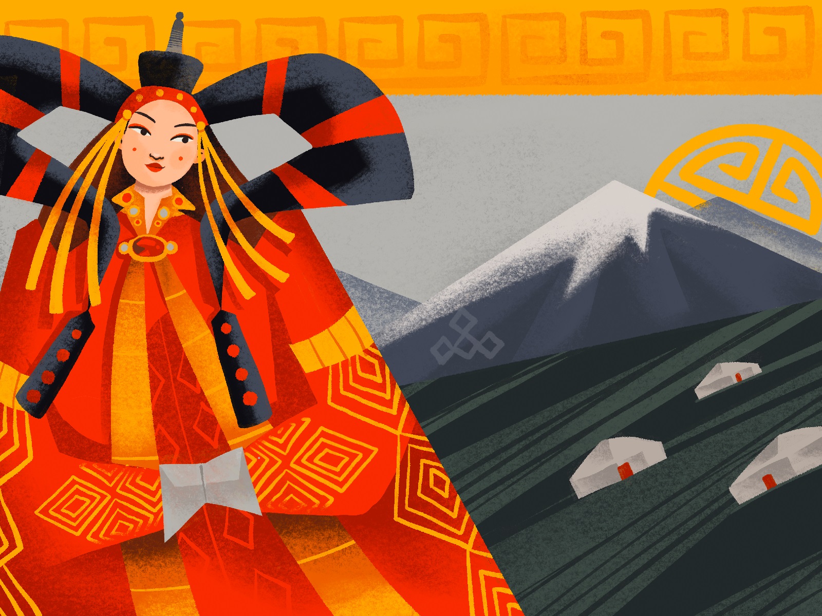 ethnic beauty mongolia