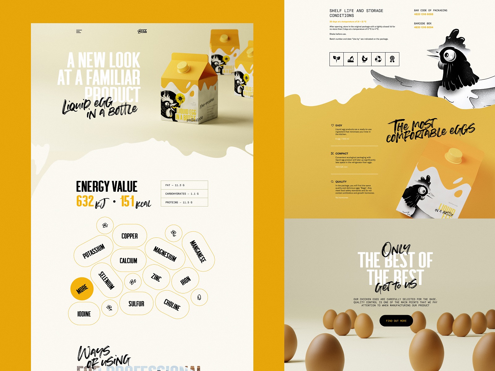 egg ecommerce web design tubik studio