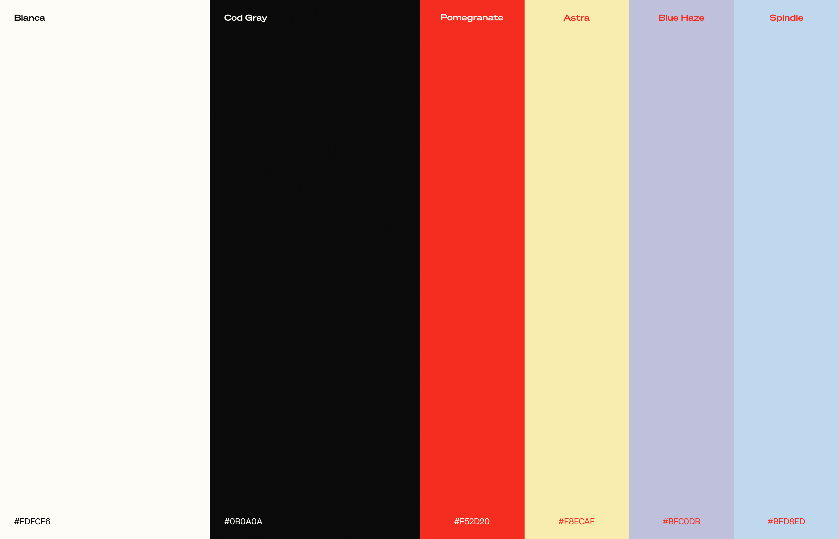 colors nonconventional show website design