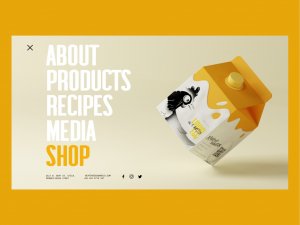 egg product menu page design