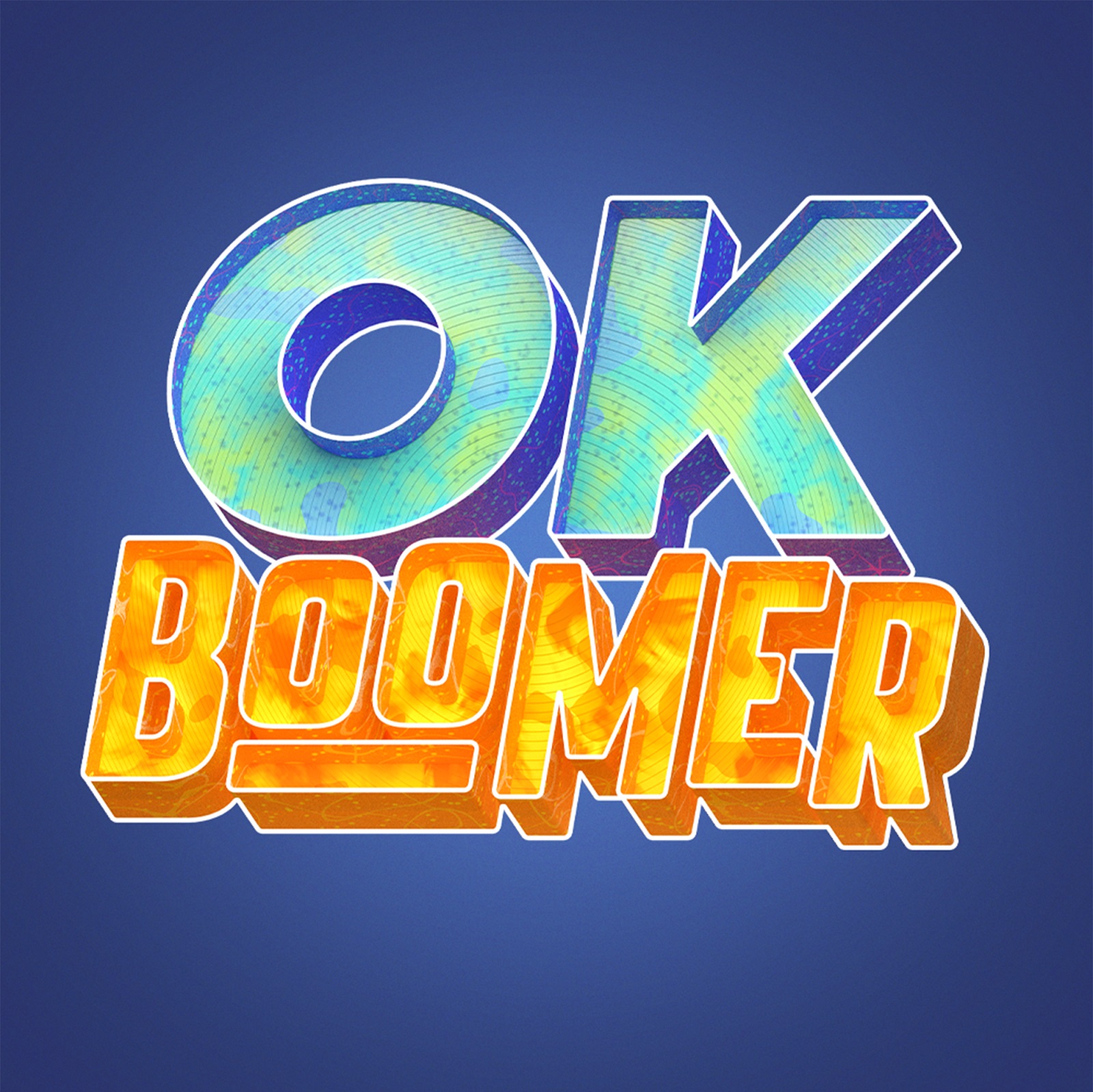 ok boomer game art illustration logo