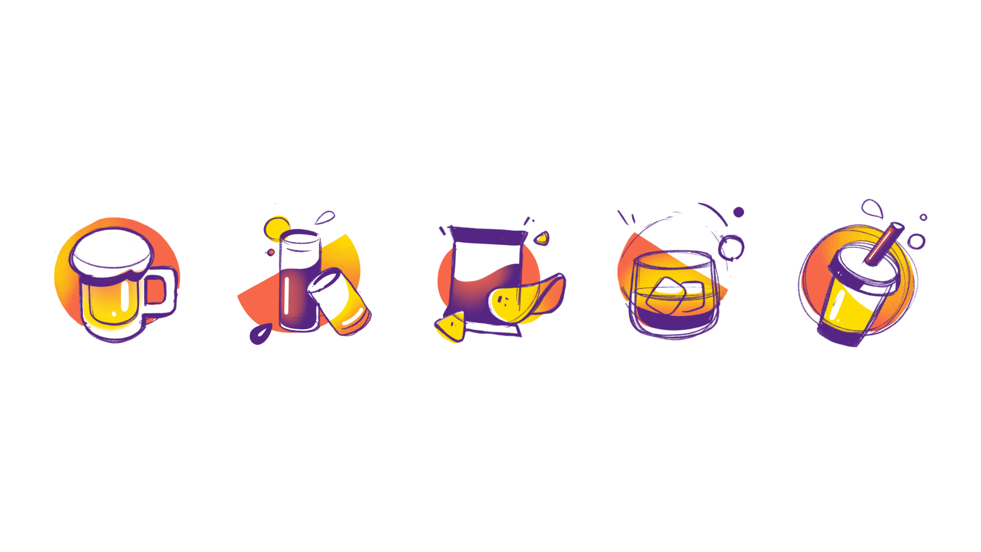 icons sketches glup app case study