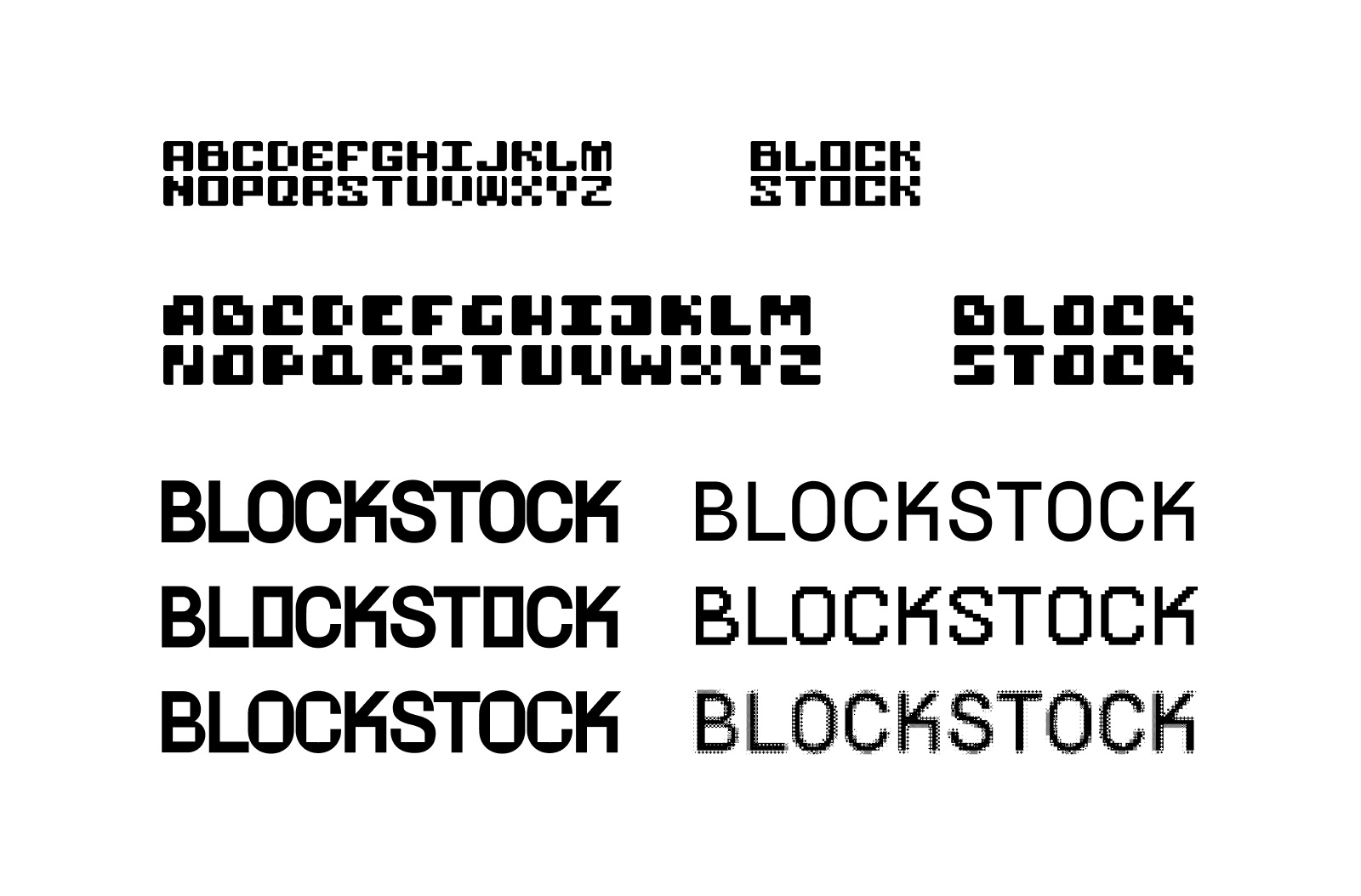 block stock case study identity logo design