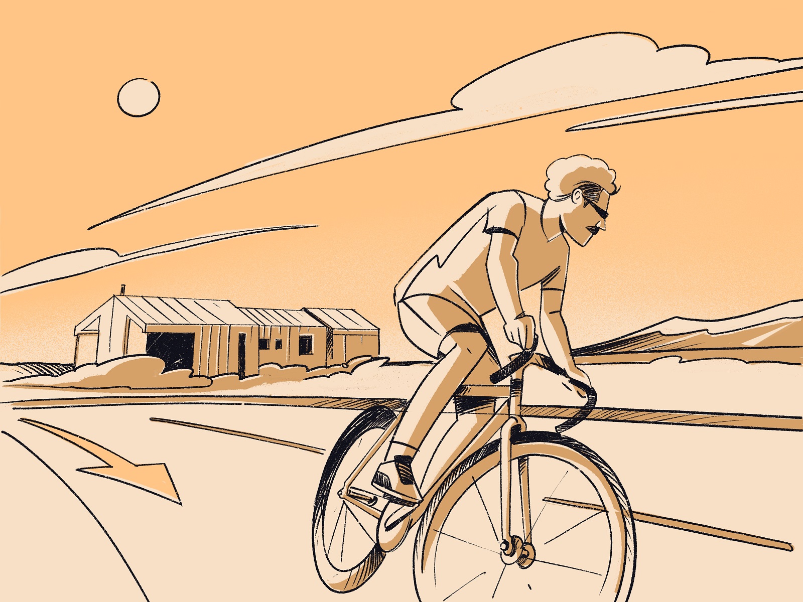 bike rider brand tubikarts illustration blog