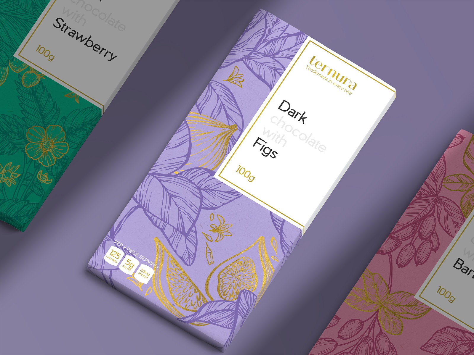 Chocolate brand packaging design tubik