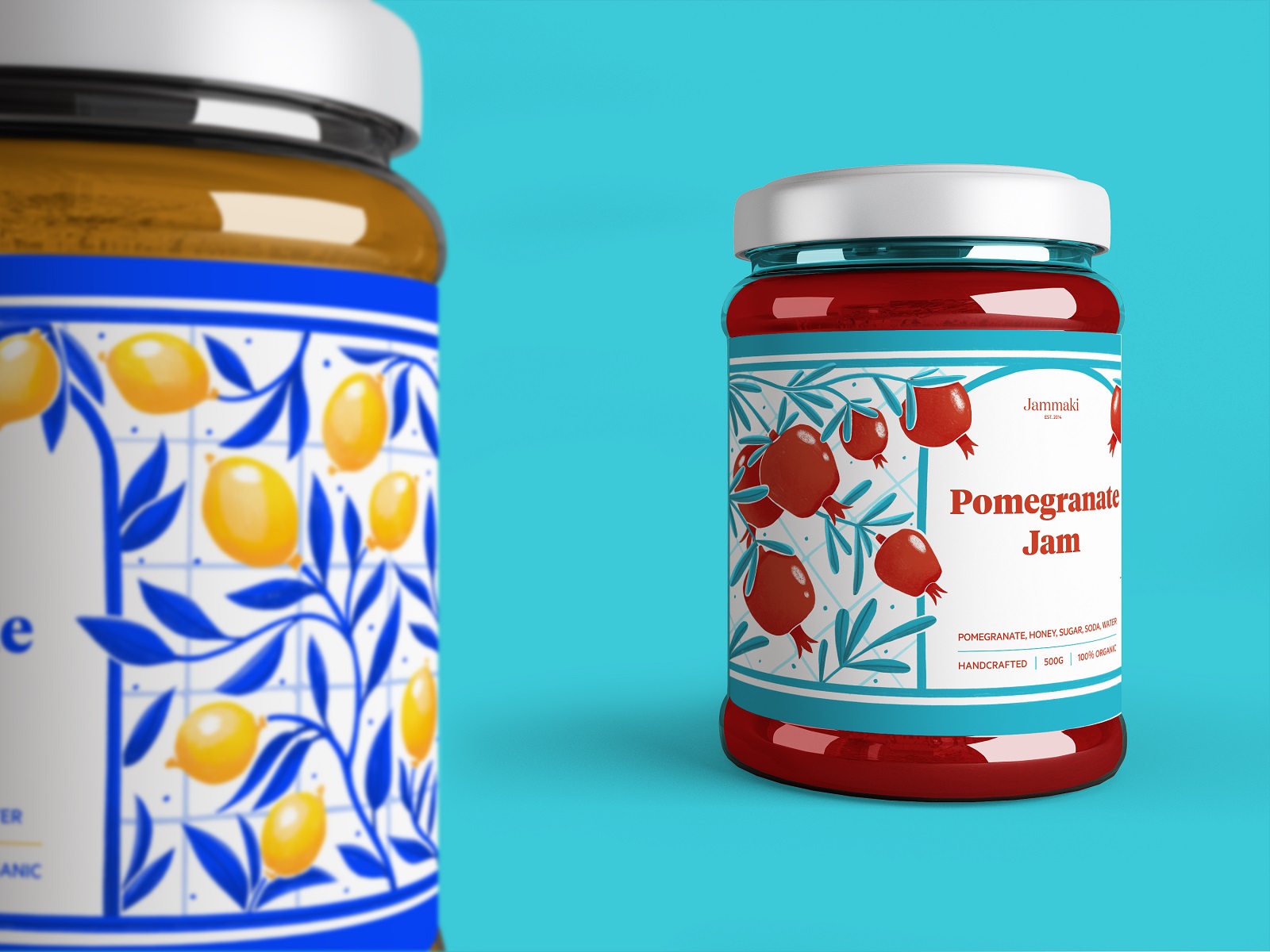 Jam jars packaging design tubikarts