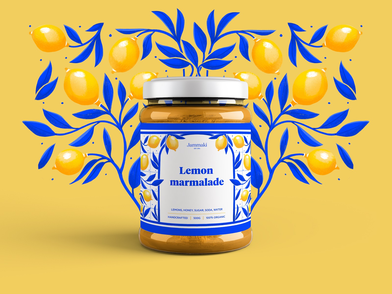 jam packaging design lemon label tubikarts