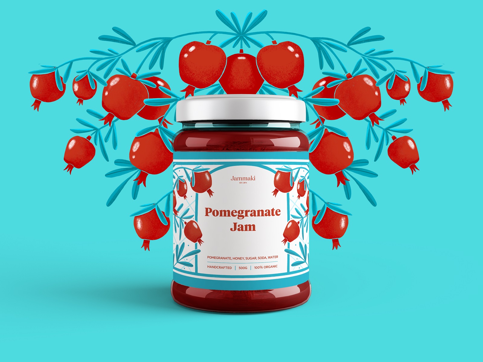 jam packaging design pomegranate tubikarts