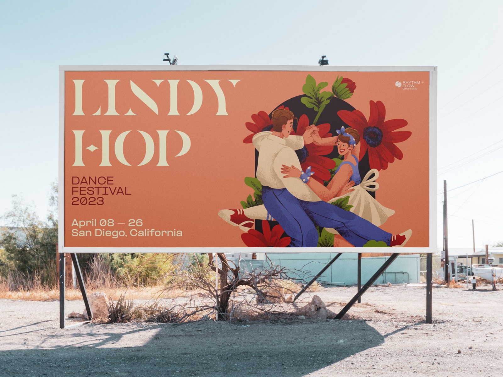 dance festival poster design Lindy hop tubikarts