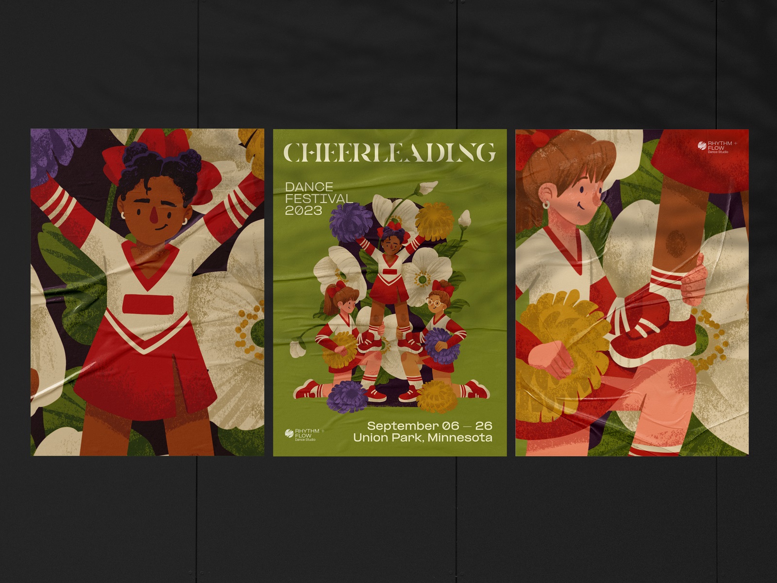 dance festival poster design cheerleading tubikarts