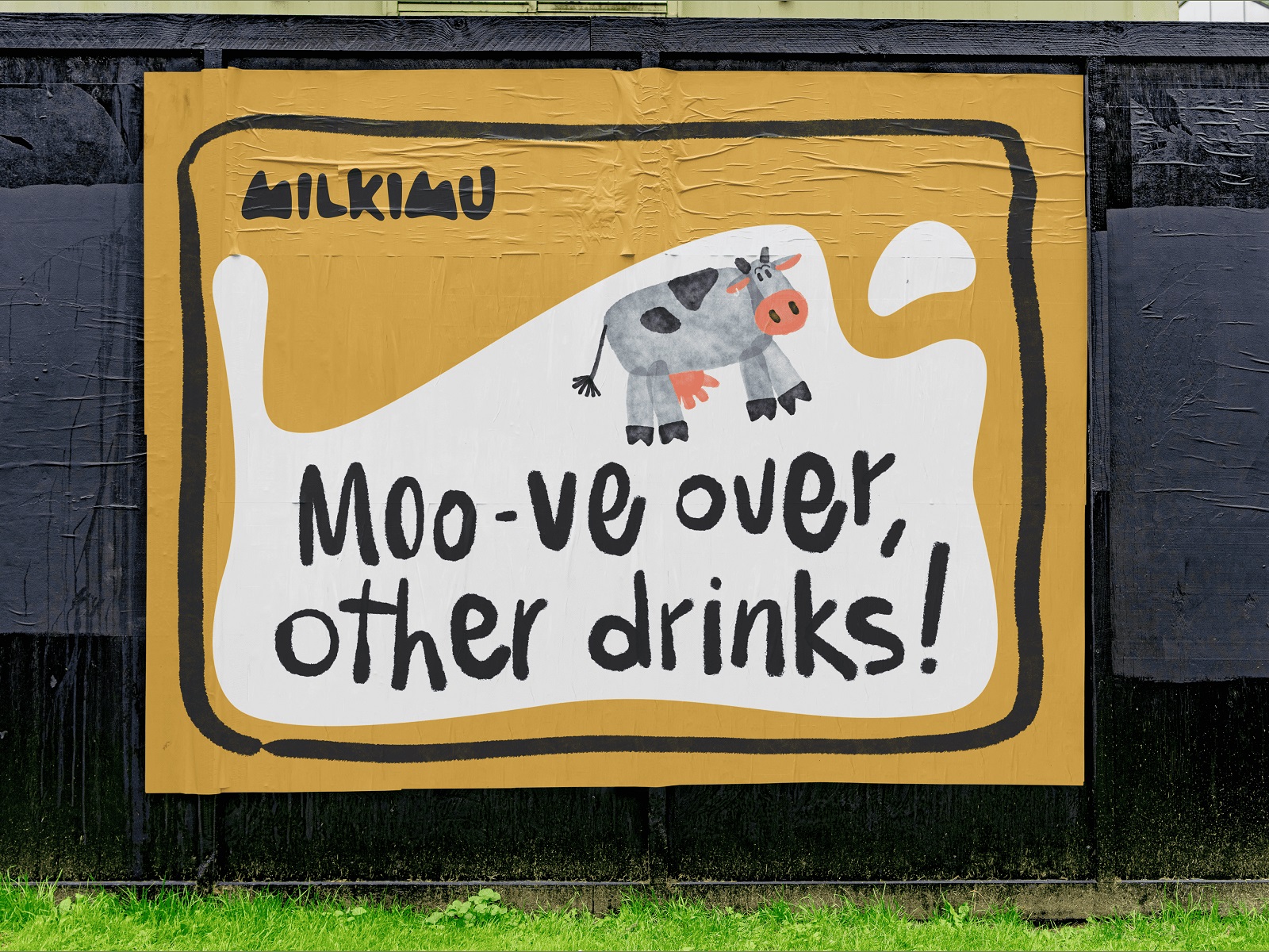 poster design dairy brand tubikarts