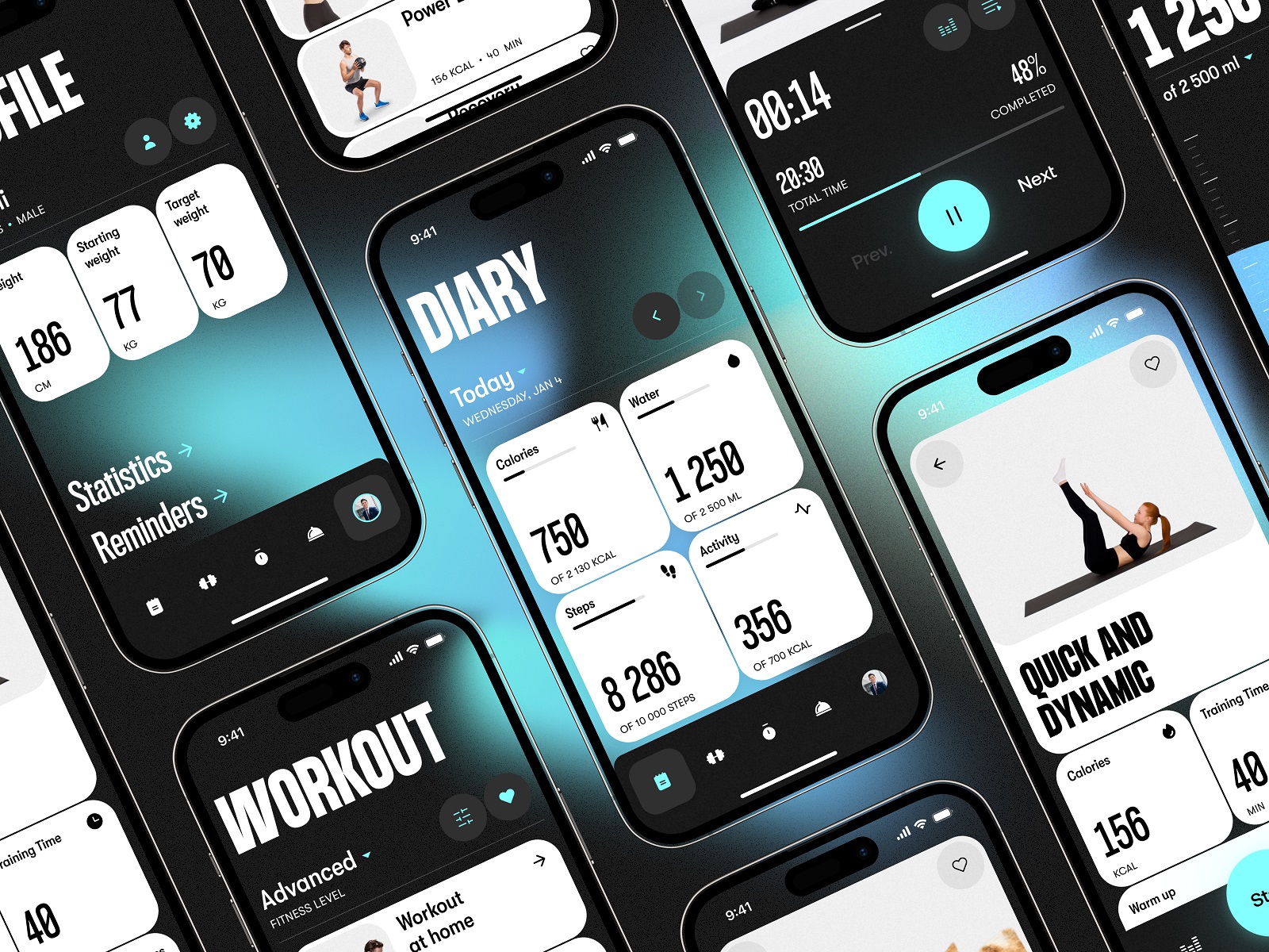 fitness app design case study tubik