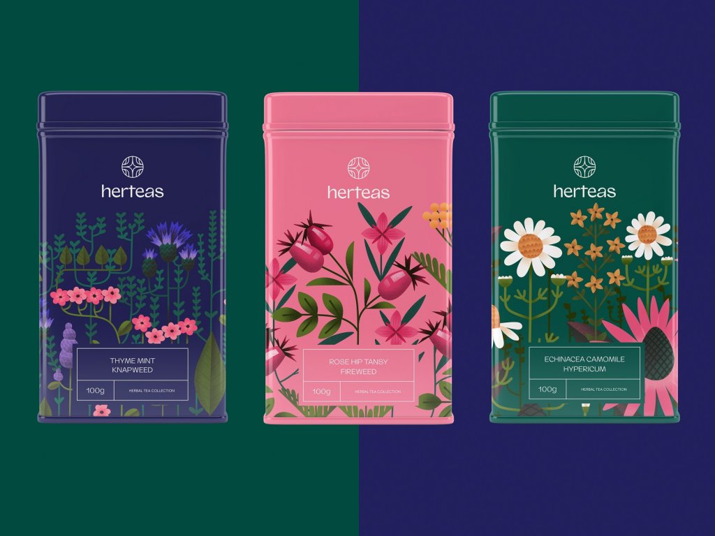 Tea boxes packaging design tubikarts