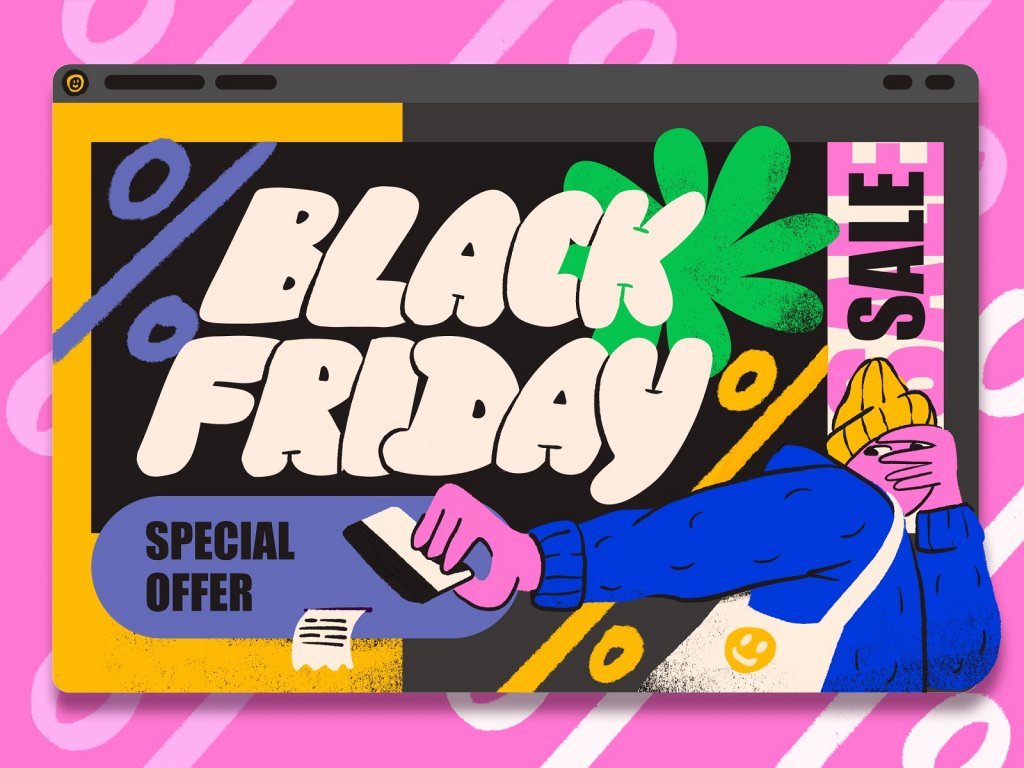 black friday marketing graphic design case study tubik arts blog