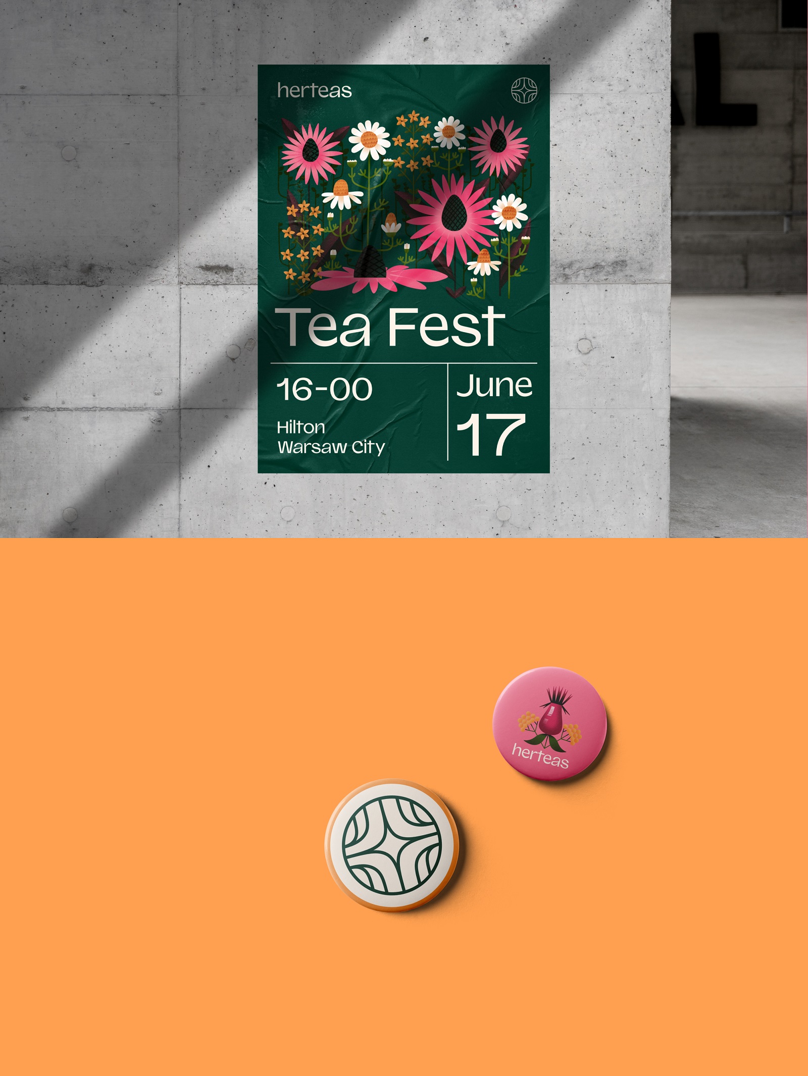 herbal tea packaging design tubikarts poster