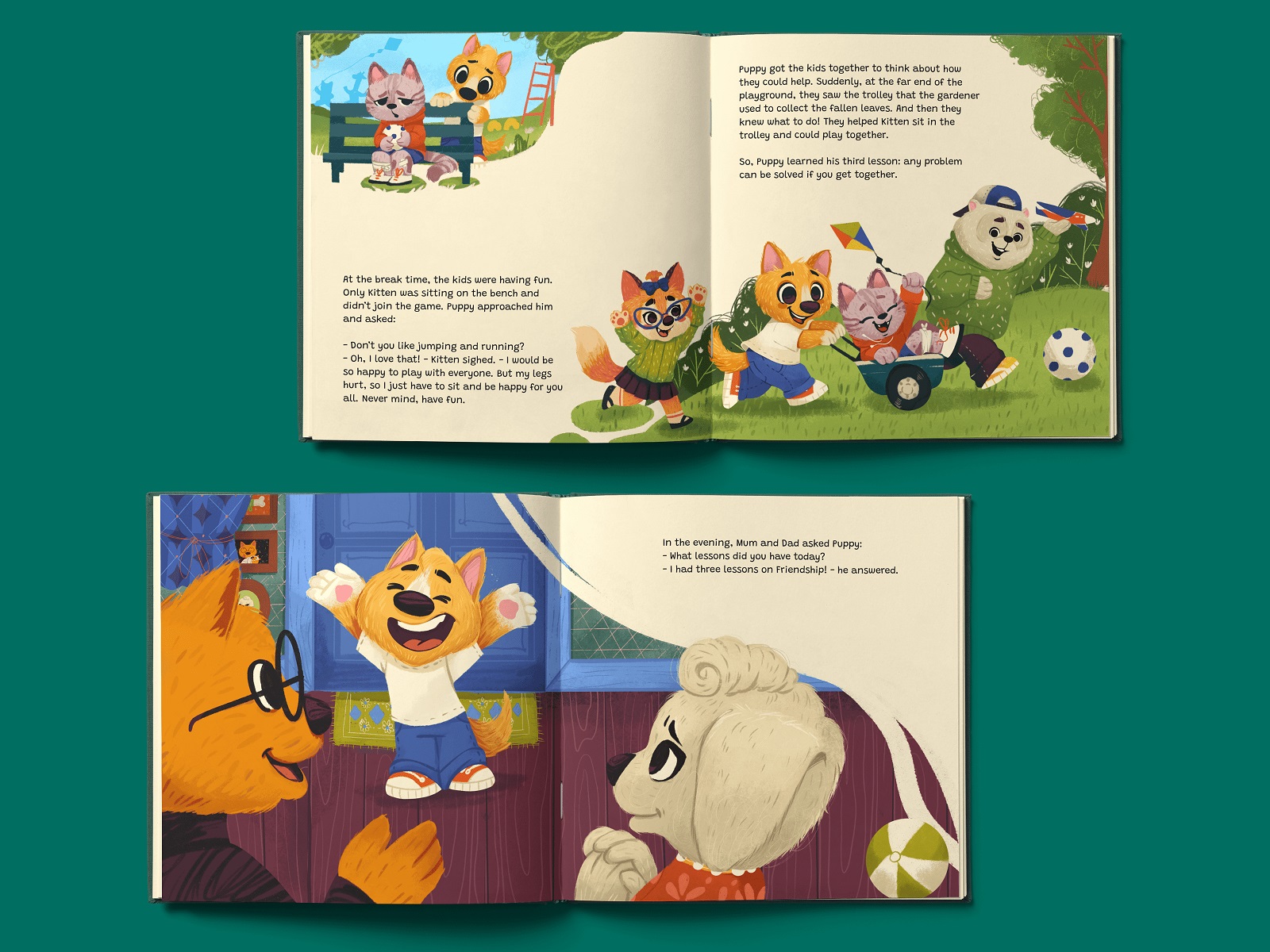 picture book illustration design case study tubik arts book spreads
