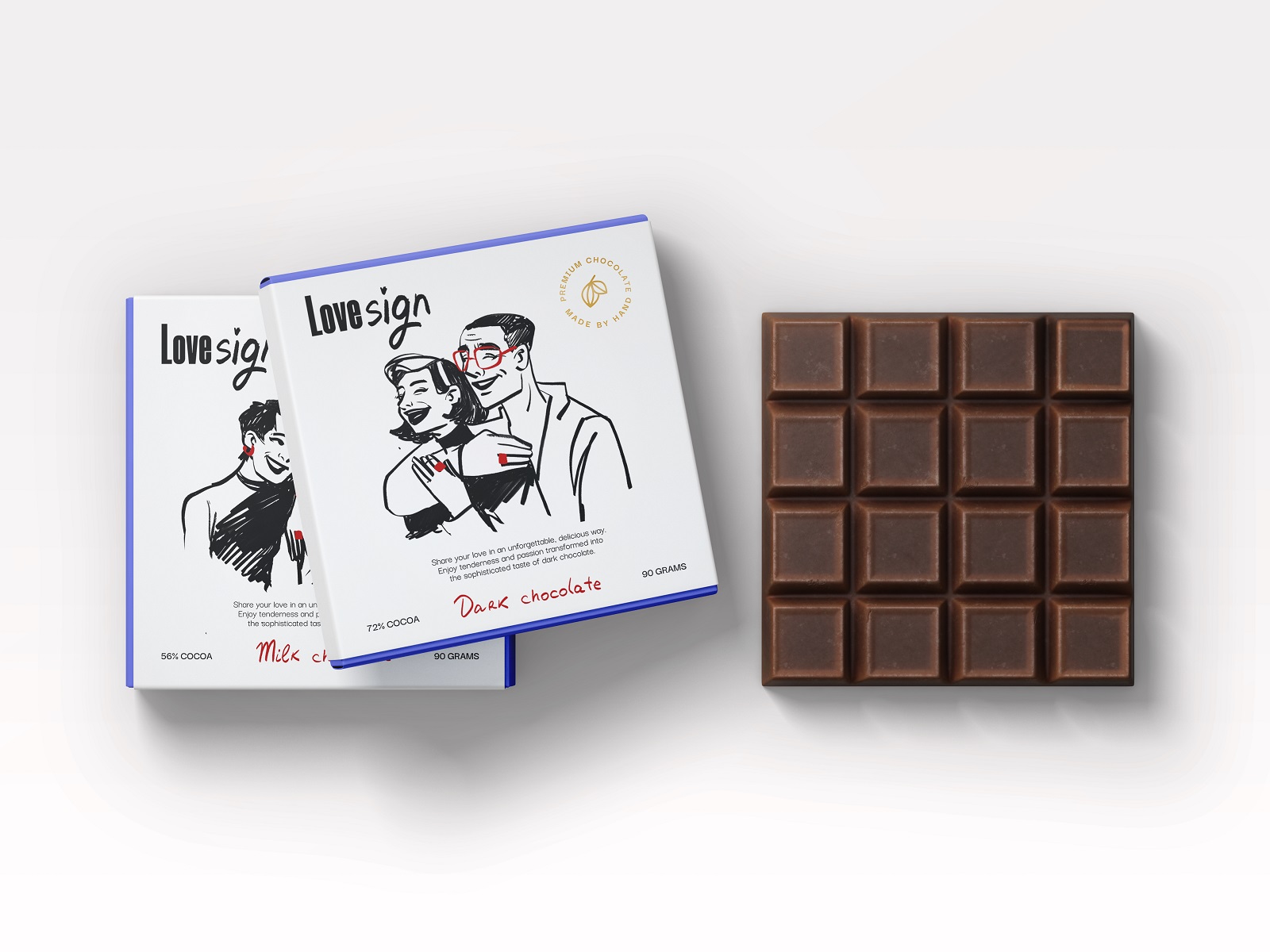chocolate packaging design valentine gift love tubikarts