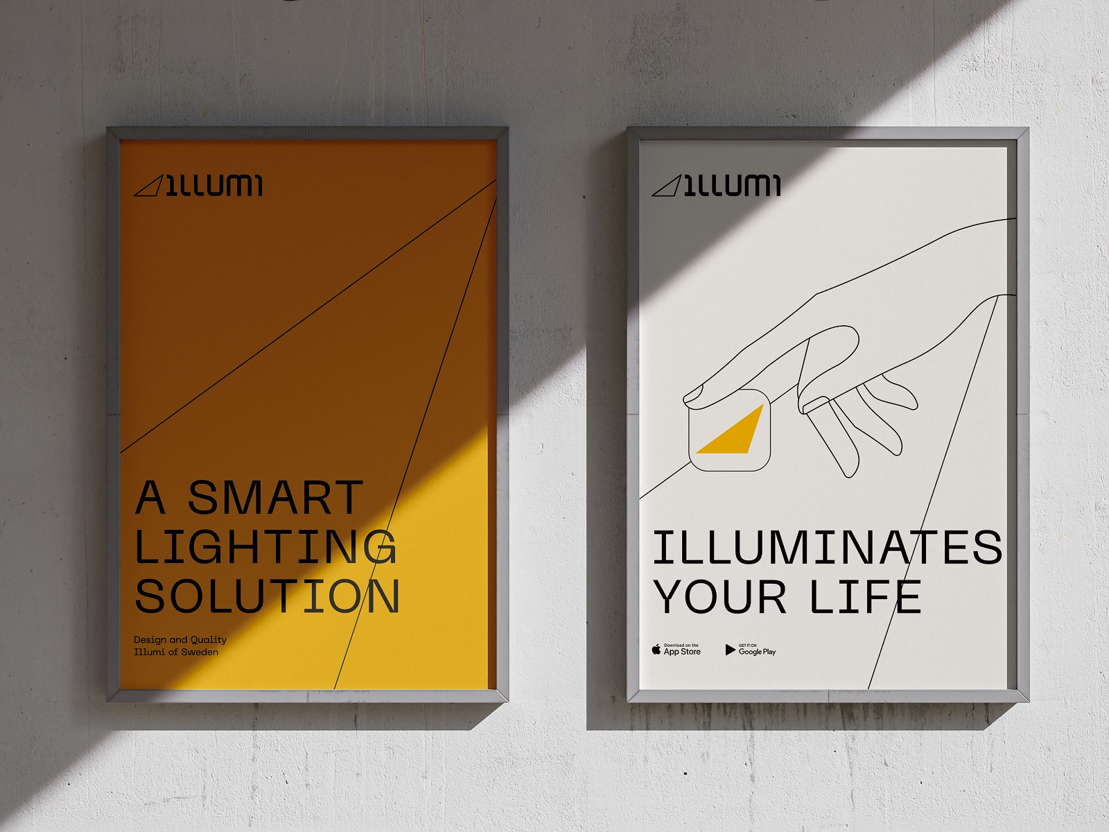 illumi lamps posters design tubik