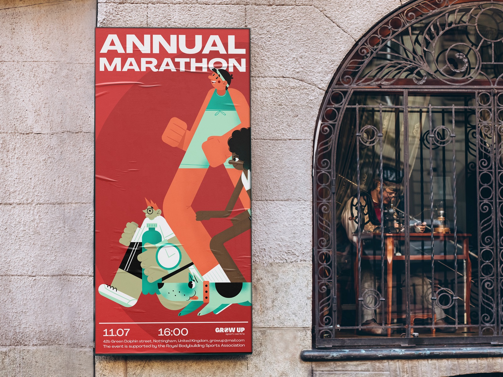 marathon event poster tubikarts