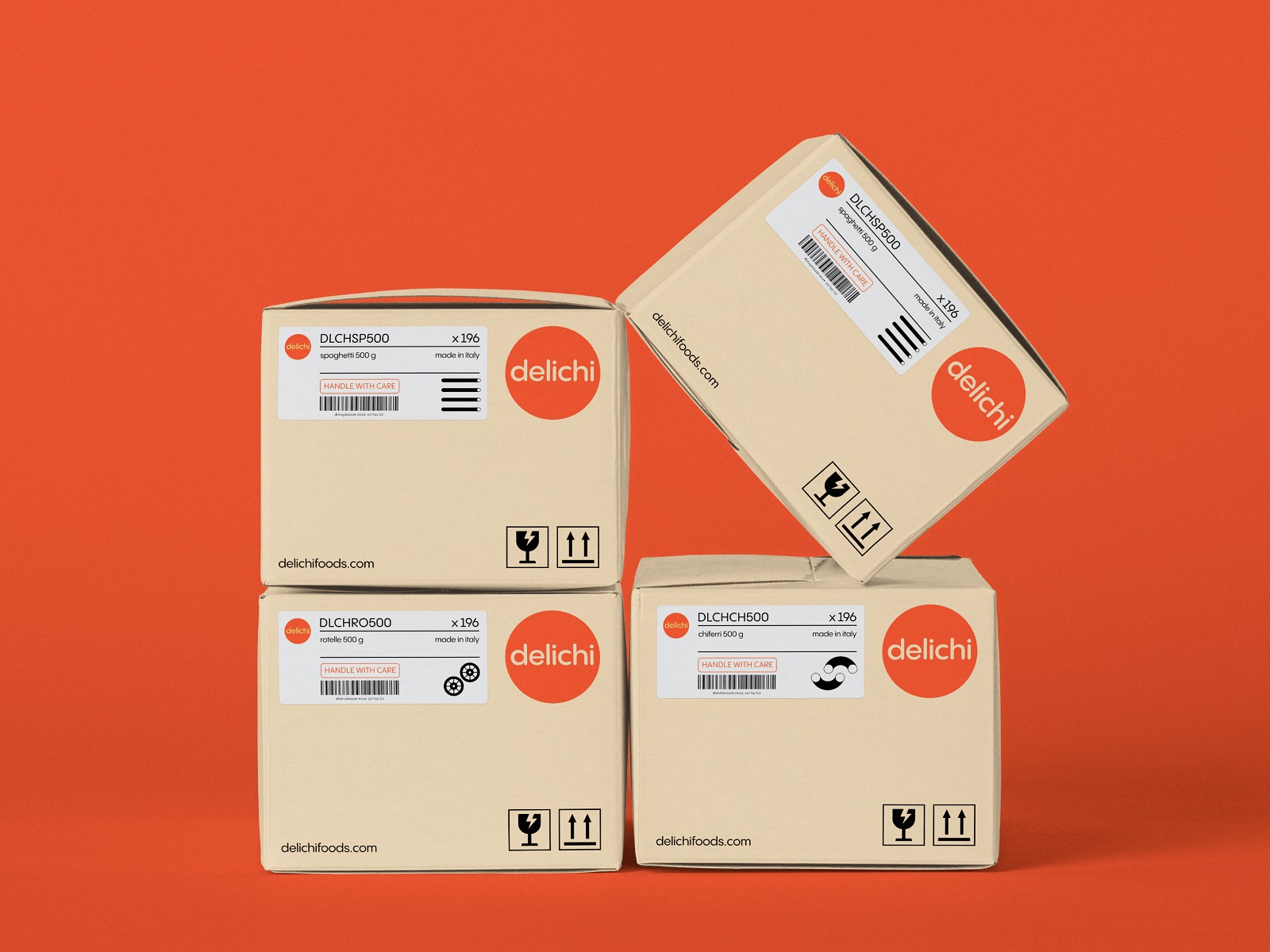 pasta brand packaging design big boxes tubikarts