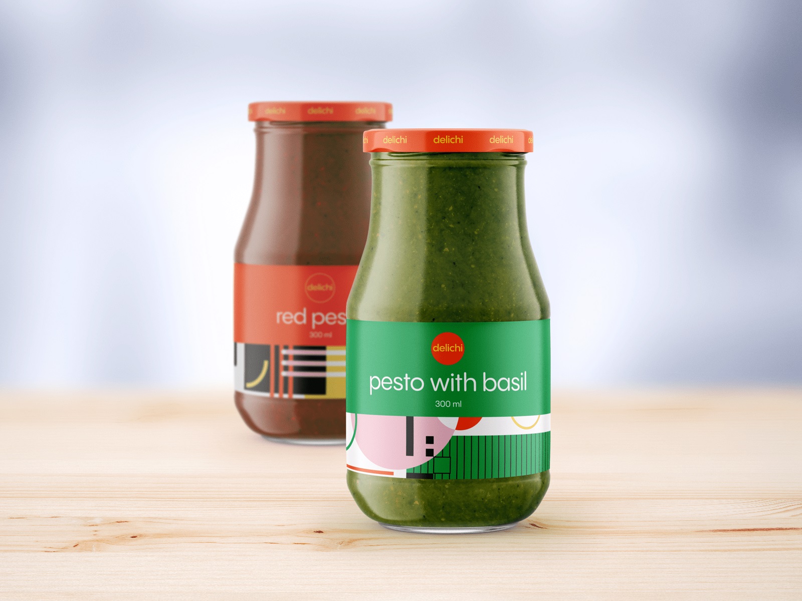 pasta brand packaging design sauce jars tubikarts