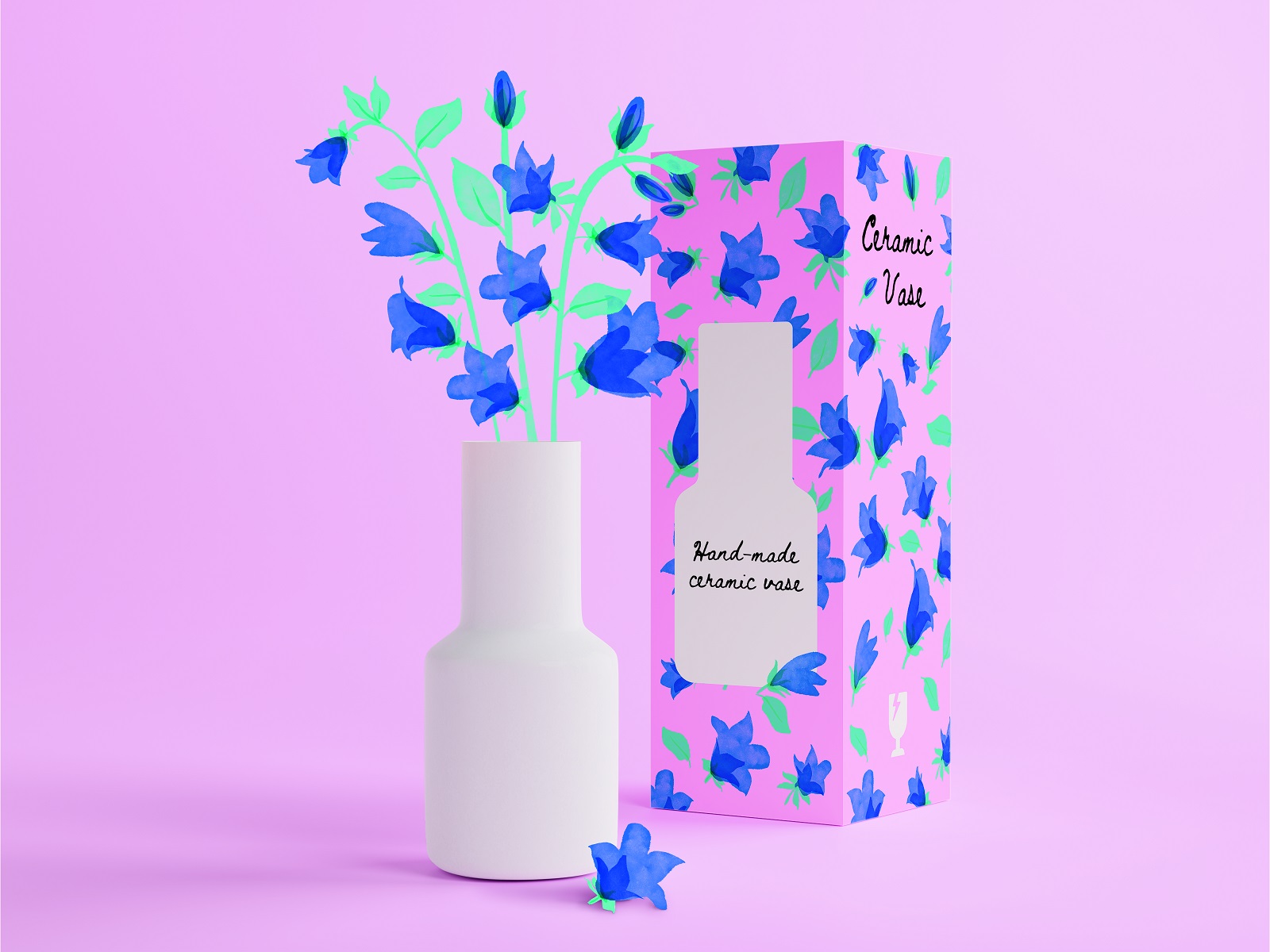 vase brand packaging design tubikarts