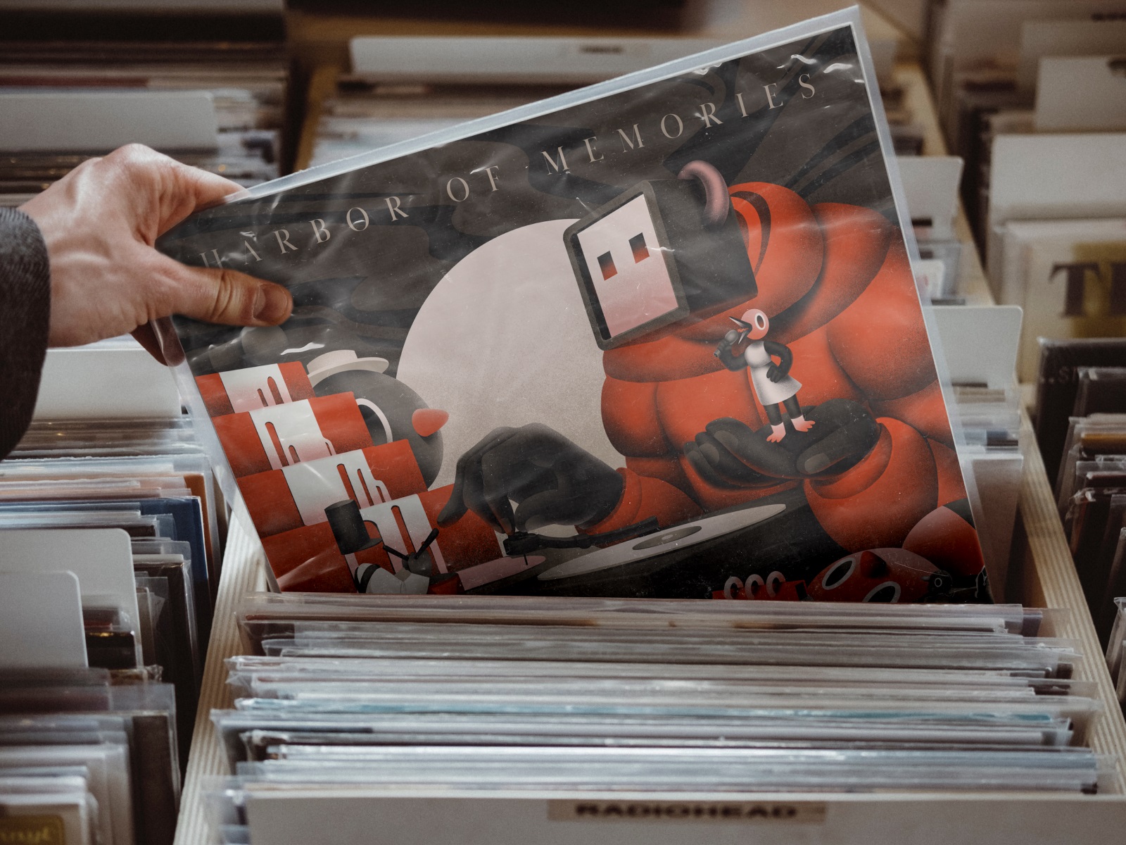 vinyl record tubikarts packaging design