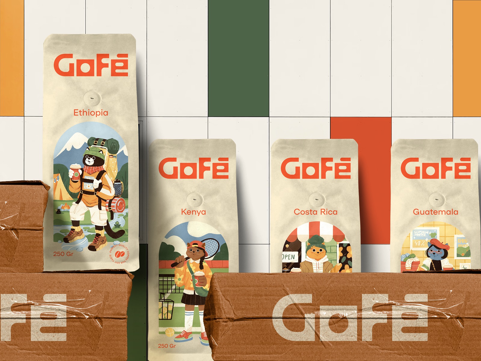 Case Study: Gofe. Packaging and Marketing Design for Coffee Brand