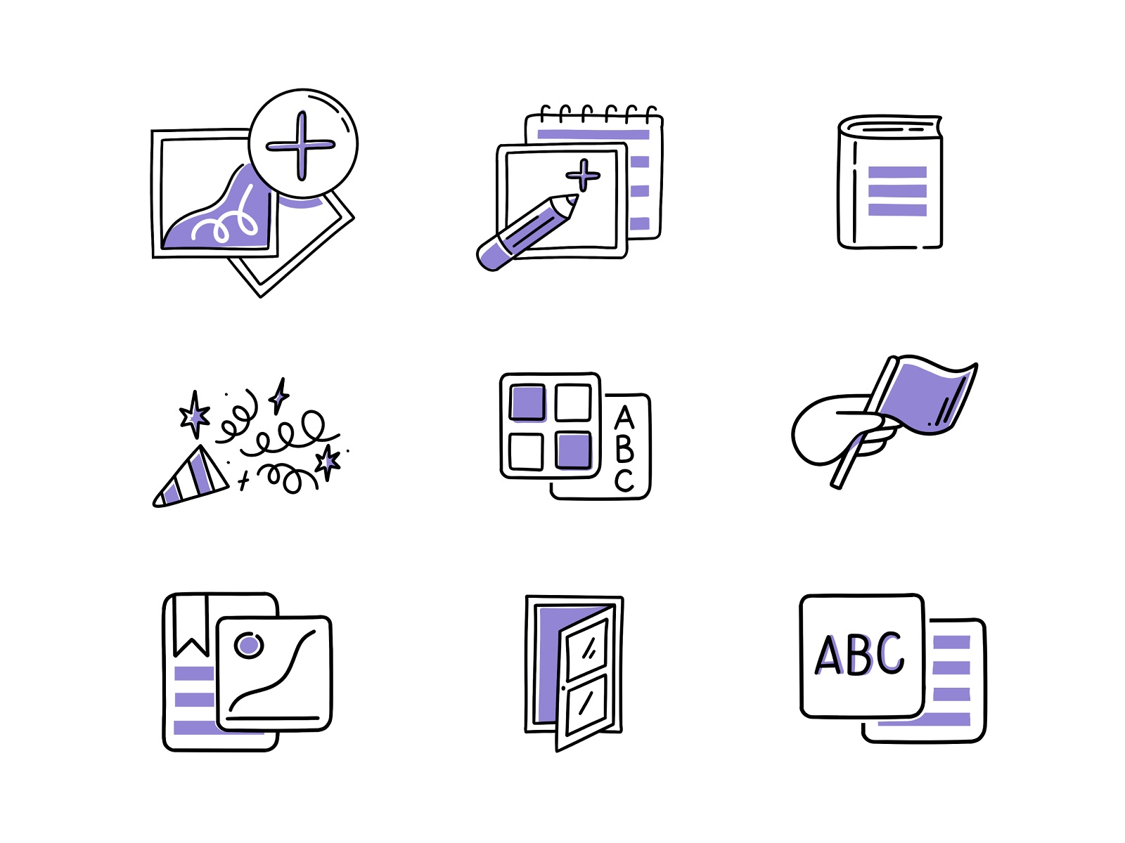 bia illustration graphics badges icons tubik