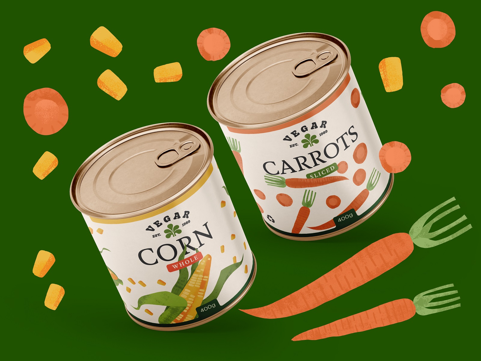 canned vegetables tubik graphic design